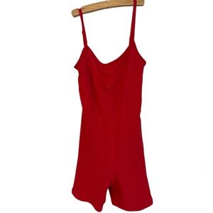Salt Gypsy Red Spaghetti Strap Romper jumpsuit one piece XS